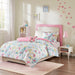 Cynthia - Twin Printed Butterfly Comforter Set - Pink - Simple Home Plus