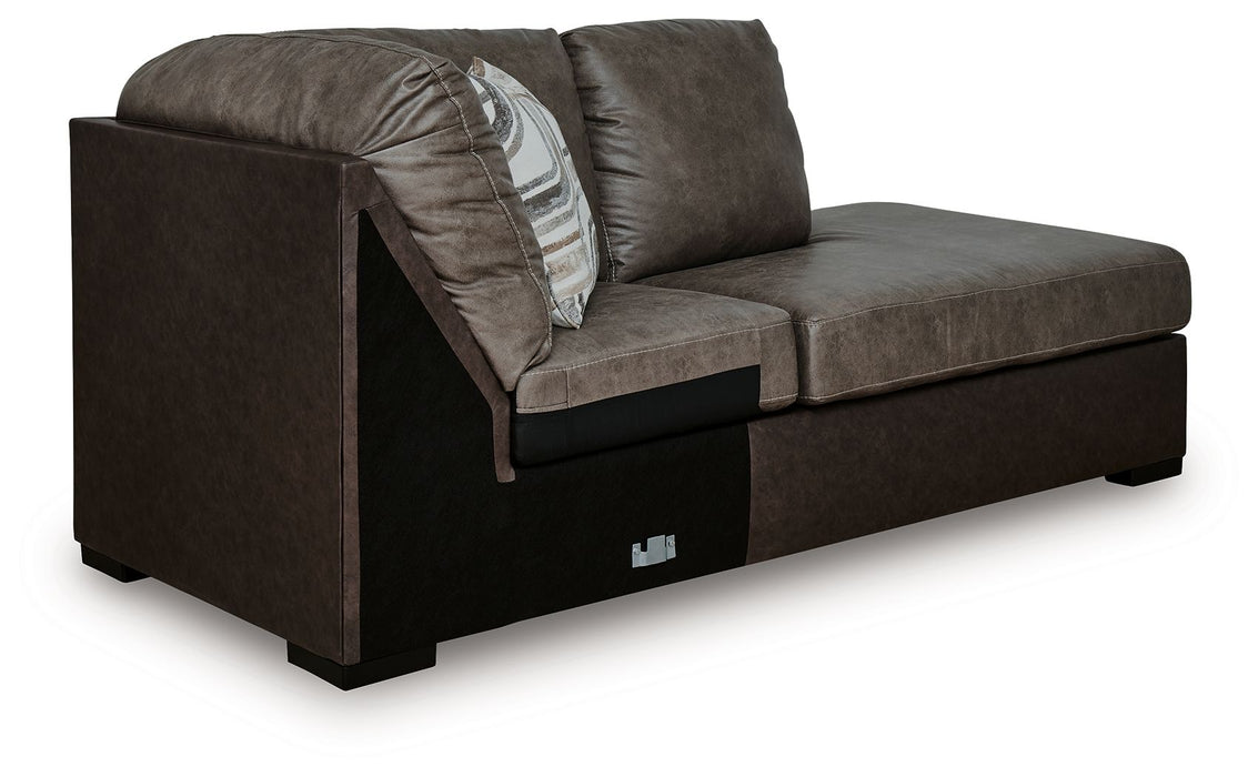 Castille Way - RAF Corner Chaise - Fossil - Simple Home Plus