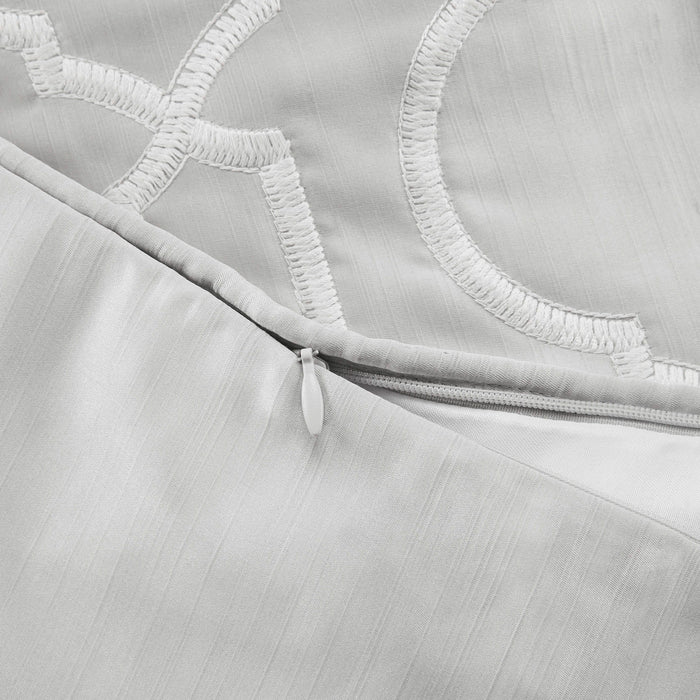 Montague - European Pillow Sham - Silver