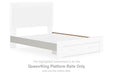 Zuraleus - Queen/King Platform Rails - White - Simple Home Plus