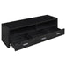 Alton - 3-drawer Black Oak TV Console - Simple Home Plus