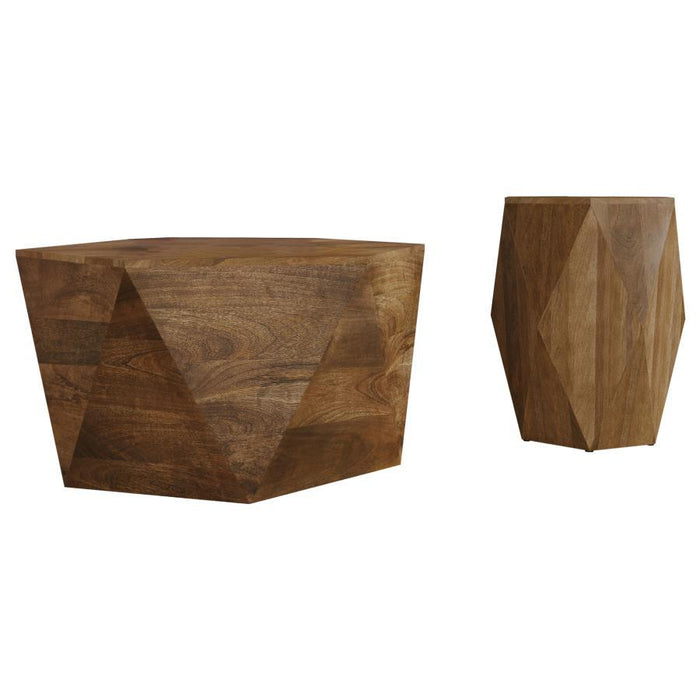 Zalika - Solid Wood Coffee And End Table Set - Simple Home Plus