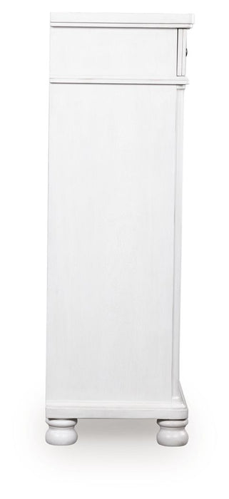 Rowlenstown - Five Drawer Chest - Simple Home Plus