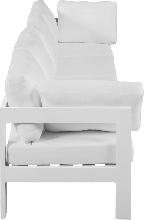 Nizuc - Outdoor Patio 4 Seat Modular Sofa With White Frame - Simple Home Plus