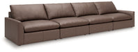 Whitehaven - 4-Piece Sectional Sofa - Brown - Simple Home Plus