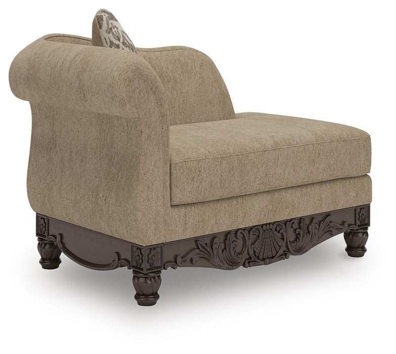 Chelsworth - RAF Corner Chaise - Golden - Simple Home Plus