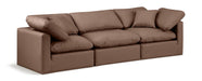 Indulge - Faux Leather 3 Seat Modular Sofa - Simple Home Plus