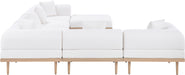 Laguna - 7 Piece Resilient Water Resistant Fabric 142" Upholstered Outdoor Patio Modular Sectional - Simple Home Plus
