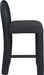 Amari - Vegan Leather and Boucle Fabric Stool - Simple Home Plus