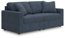 Modmax - Ink - 2-Piece Sectional Loveseat - Fabric - Simple Home Plus