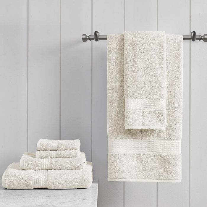 Organic - 6 Piece Towel Set - Ivory - Simple Home Plus