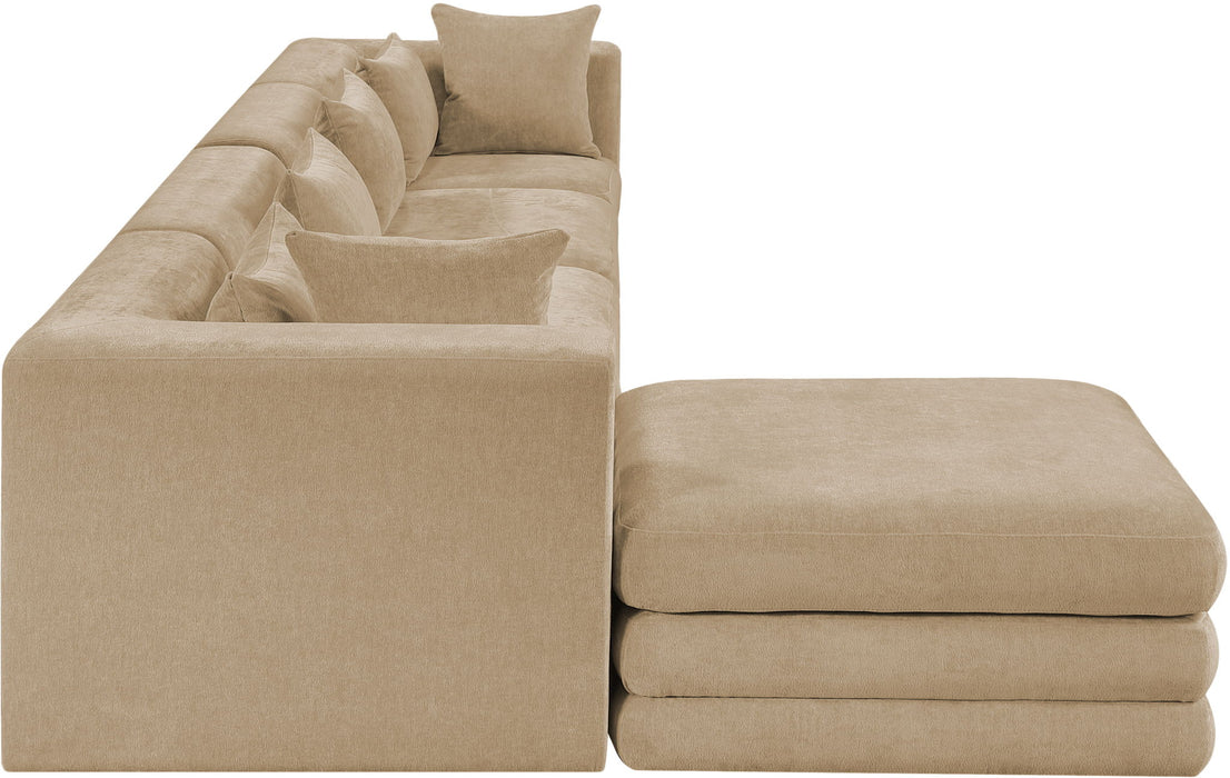 Stellar - 5 Piece Upholstered Modular Sectional - Simple Home Plus