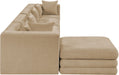 Stellar - 5 Piece Upholstered Modular Sectional - Simple Home Plus