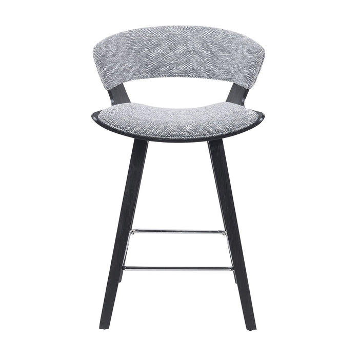 Jagger - Modern Barstool With Black Frame - Simple Home Plus
