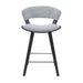 Jagger - Modern Barstool With Black Frame - Simple Home Plus