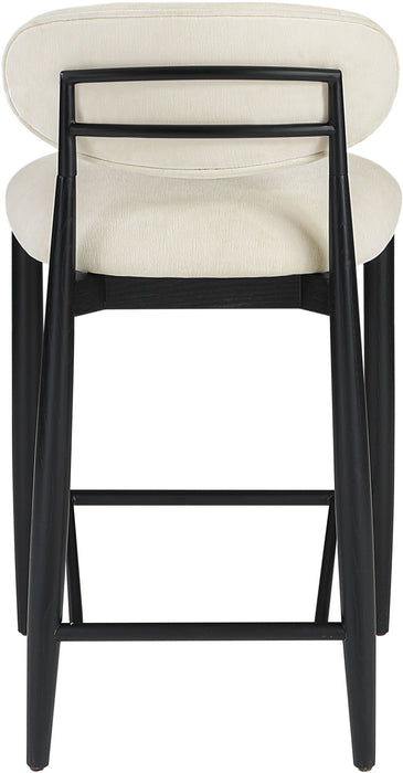 Riccio - Stool - Black Frame - Simple Home Plus