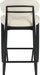 Riccio - Stool - Black Frame - Simple Home Plus