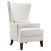 Pippin - Upholstered Wingback Accent Chair - Latte - Simple Home Plus