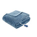 Heated Plush - Throw - Sapphire Blue - Simple Home Plus