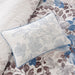 Luna - 6 Piece Reversible Coverlet Set - Blue - Simple Home Plus