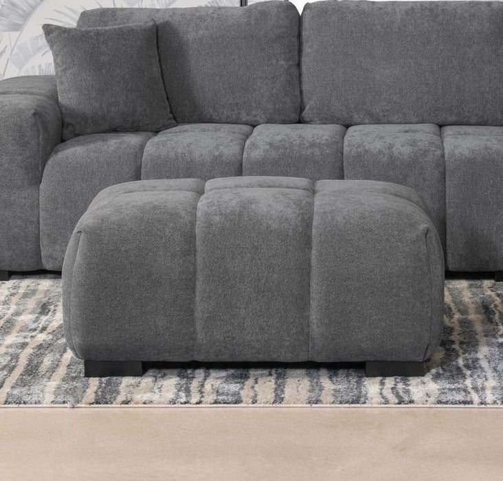 Octavia - Upholstered Rectangular Ottoman - Simple Home Plus