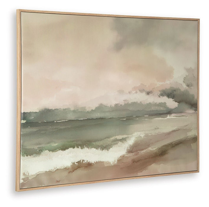 Vallus - Wall Art - Blush / Green / Gray - Simple Home Plus