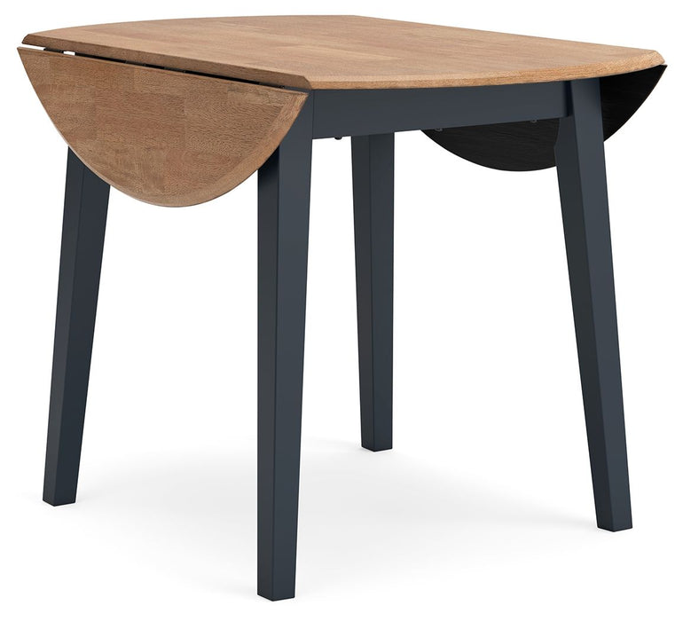 Gesthaven - Round Dining Room Drop Leaf Table Set - Simple Home Plus