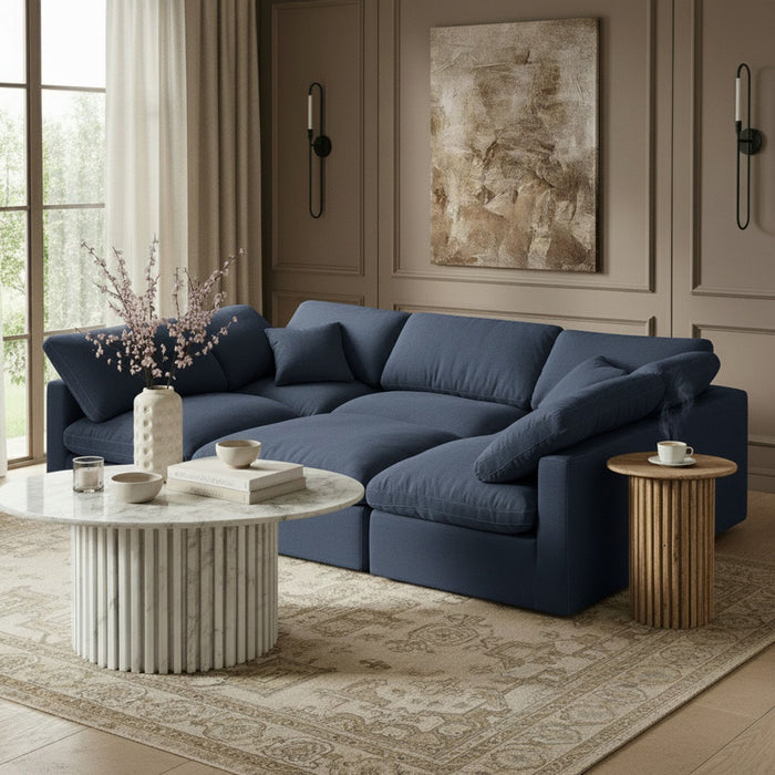 Indulge - Linen 6 Piece Modular Sectional - Simple Home Plus