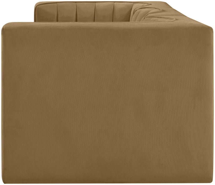 Rummi - Velvet Performance Fabric Upholstered 3 Piece Modular Sofa - Simple Home Plus