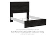Belachime - Full Panel Headboard/Footboard - Charcoal - Simple Home Plus