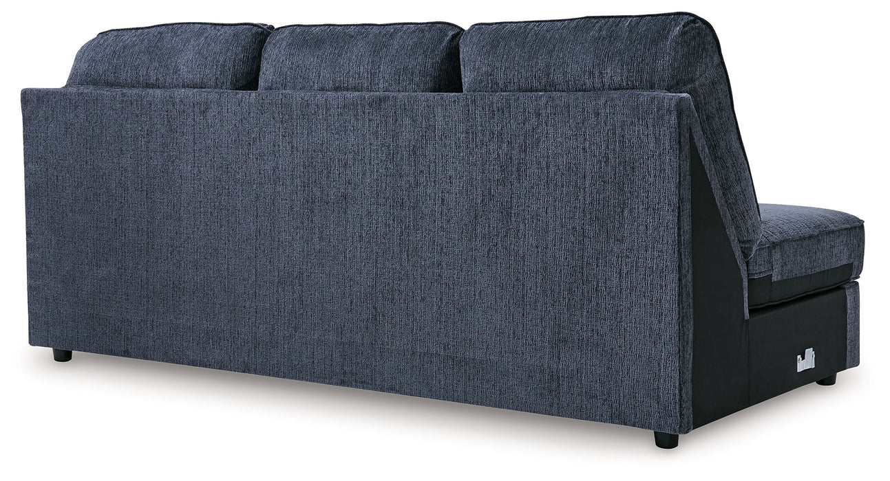 Albar Place - Raf Sofa Chaise - Cobalt - Simple Home Plus