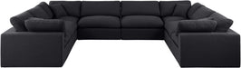 Comfy - 8 Piece Linen Modular Sectional - Simple Home Plus