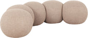 Apollo - Boucle Fabric Bench - Simple Home Plus
