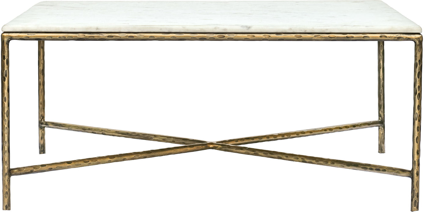 Valen - Marble And Iron Table - Simple Home Plus