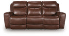 Next Move - Power Reclining Sofa With Adjustable Headrest - Simple Home Plus