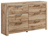 Hyanna - Tan Brown - Six Drawer Dresser - Simple Home Plus