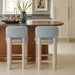 Paloma - Faux Leather Upholstered Counter Stool (Set of 2) - Simple Home Plus
