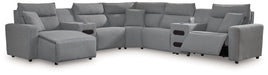 ModMax II - Salt And Pepper - Reclining Sectional - Simple Home Plus