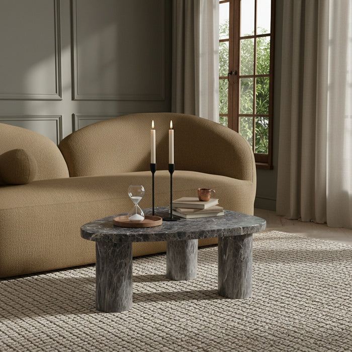 Teramo - Concrete Indoor / Outdoor Coffee Table - Simple Home Plus