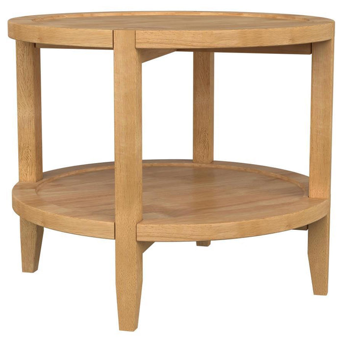 Camillo - Round Solid Wood Table - Simple Home Plus