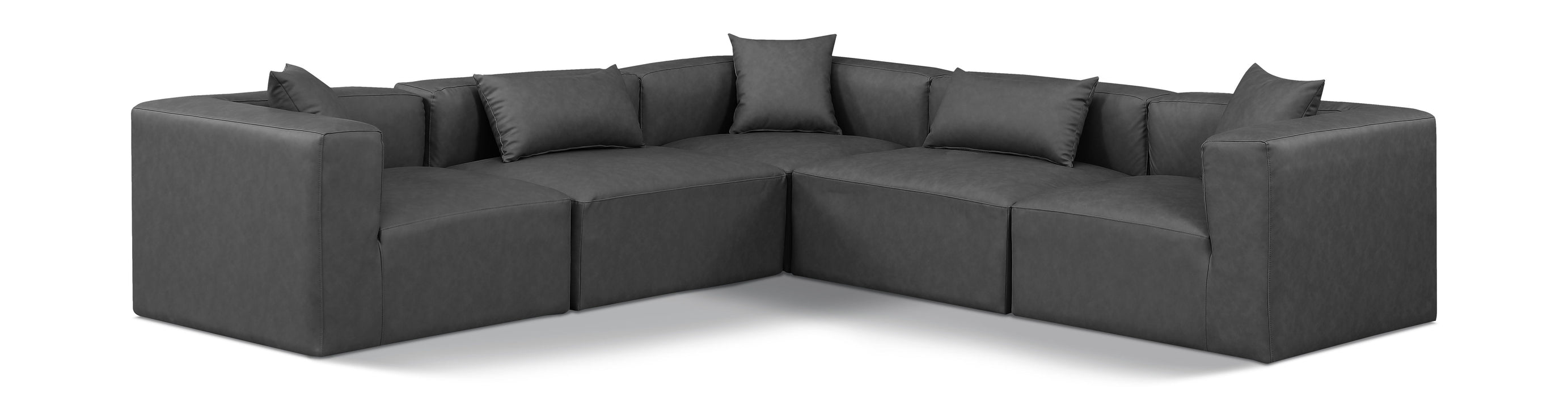 Cube - 5 Piece Modular Corner Sectional - Simple Home Plus
