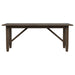 Matisse - Rectangular Wood Dining Table - Dark Brown - Simple Home Plus