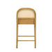 Lucio - Modern Farmhouse Wood Counter Height Kitchen Bar Stool - Simple Home Plus