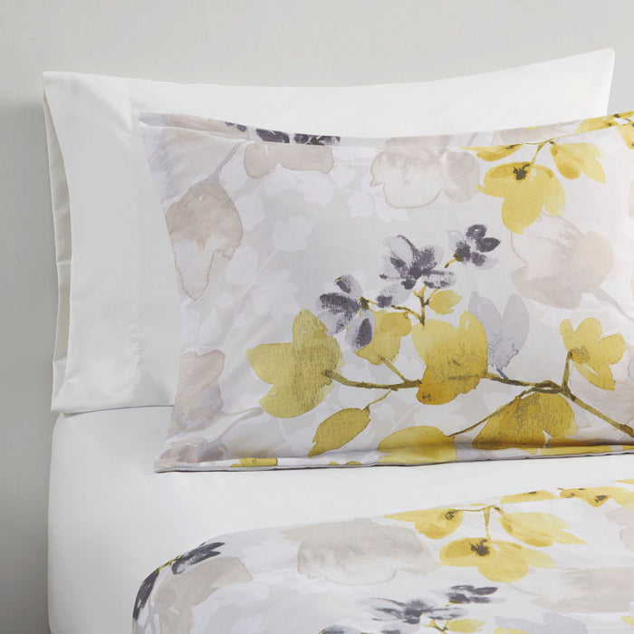 Alexis - Comforter Set With Bed Sheets - Yellow - Simple Home Plus