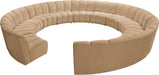 Infinity - 12 Piece Modular Sectional - Camel - Simple Home Plus