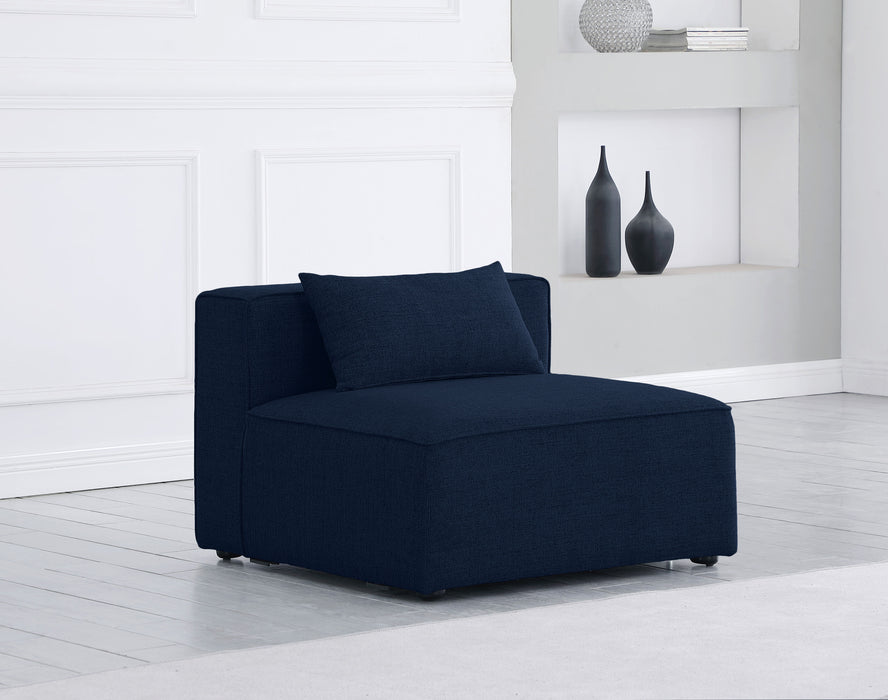 Cube - Linen Armless Chair - Simple Home Plus