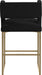 Caleb - Counter Stool with Gold Legs (Set of 2) - Simple Home Plus