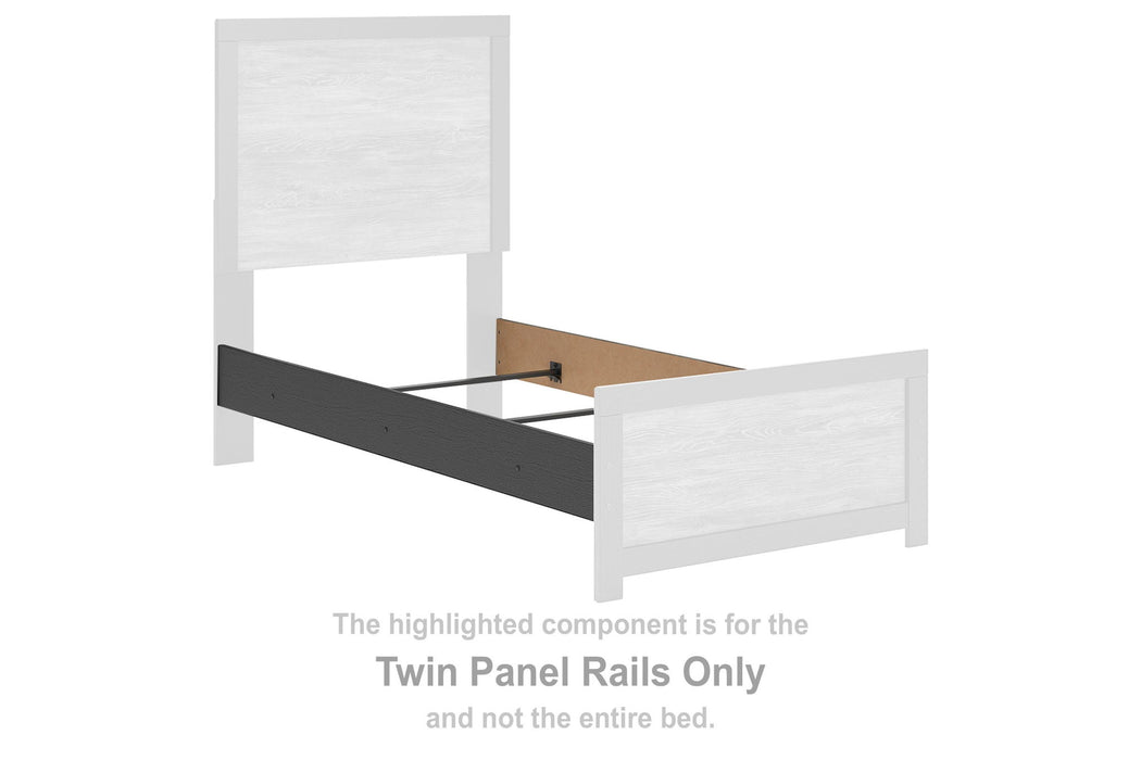 Broachmyn - Twin Panel Rails - Black - Simple Home Plus