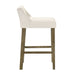 Fauna - Modern Transitional Wood Bar Height Kitchen Bar Stool - Simple Home Plus