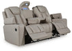 Elevate Edges - Reclining Sofa With Drop Down Table - Coin - Simple Home Plus